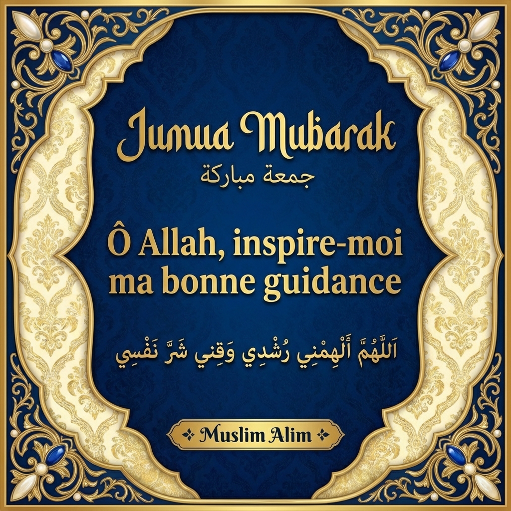 Jumaa Mubarak image islamique vendredi béni 17