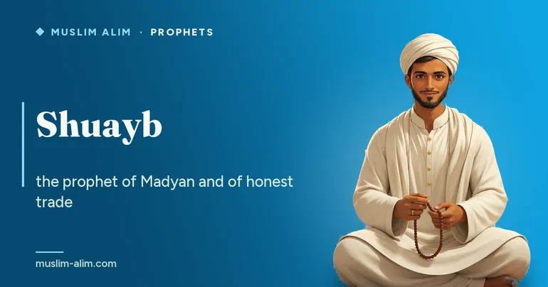 Shuayb, the prophet sent to the people of Madyan: his call to honest dealing in trade, on Muslim Alim