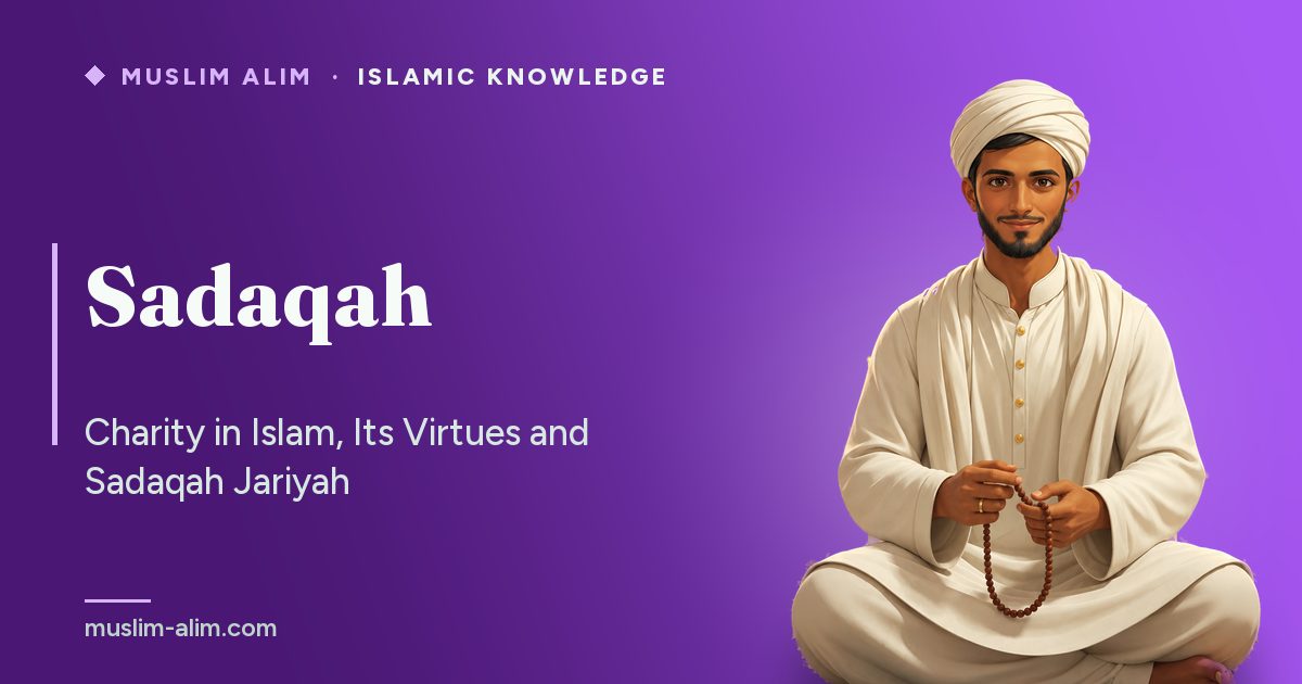 Sadaqah: voluntary charity in Islam, its virtues and everyday ideas of sadaqah jariyah, on Muslim Alim